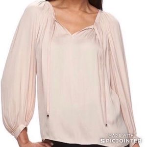 NWT | Jennifer Lopez Peasant Blouse